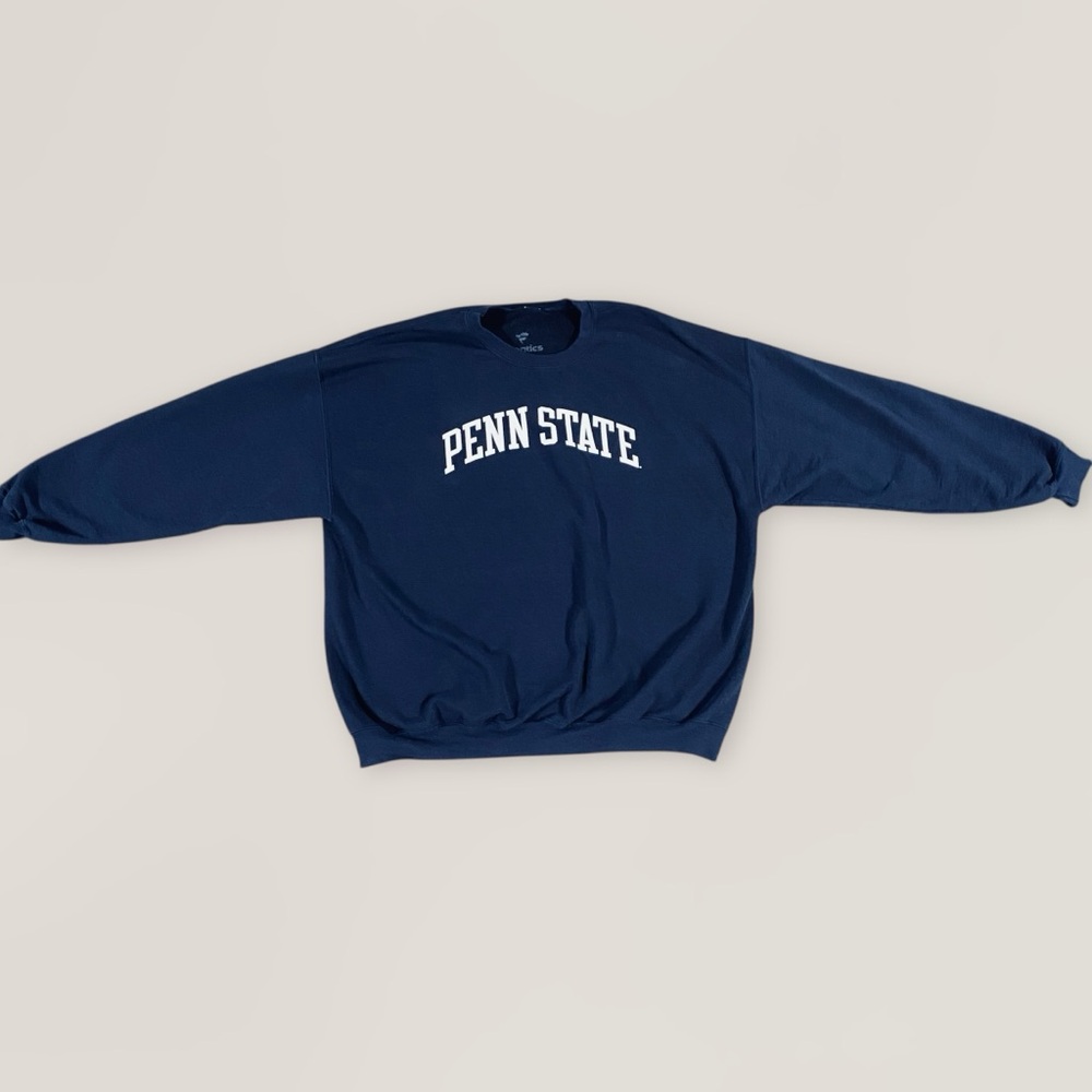 PENN STATE College Navy Blue Sweater Pullover 2XL Canvas Print FAIR